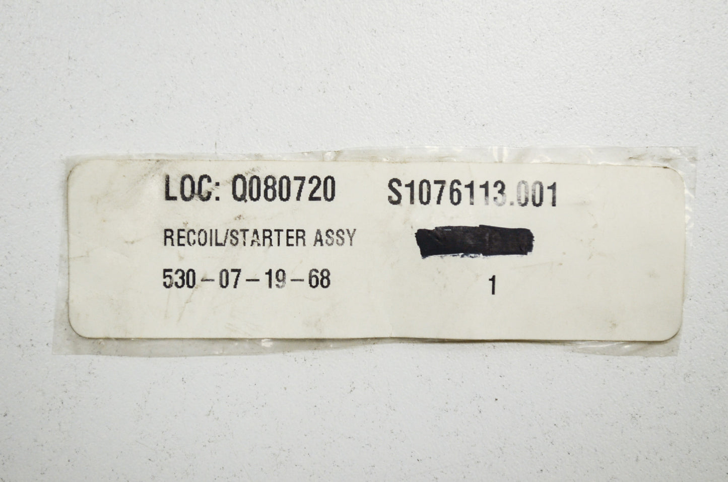Starter Assembly NOS