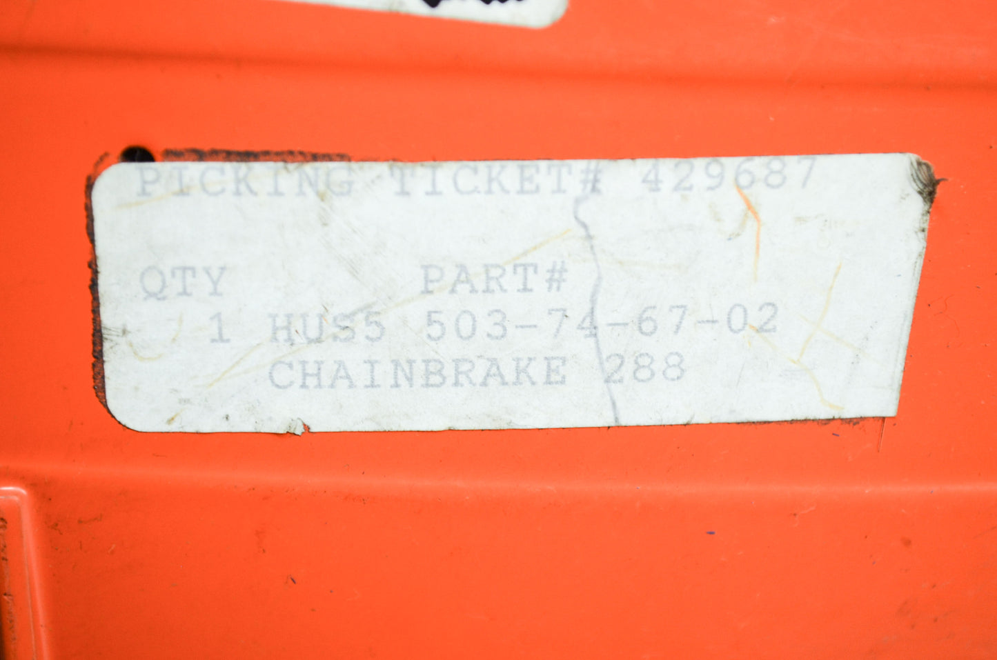 Chainbrake 281 288 NOS