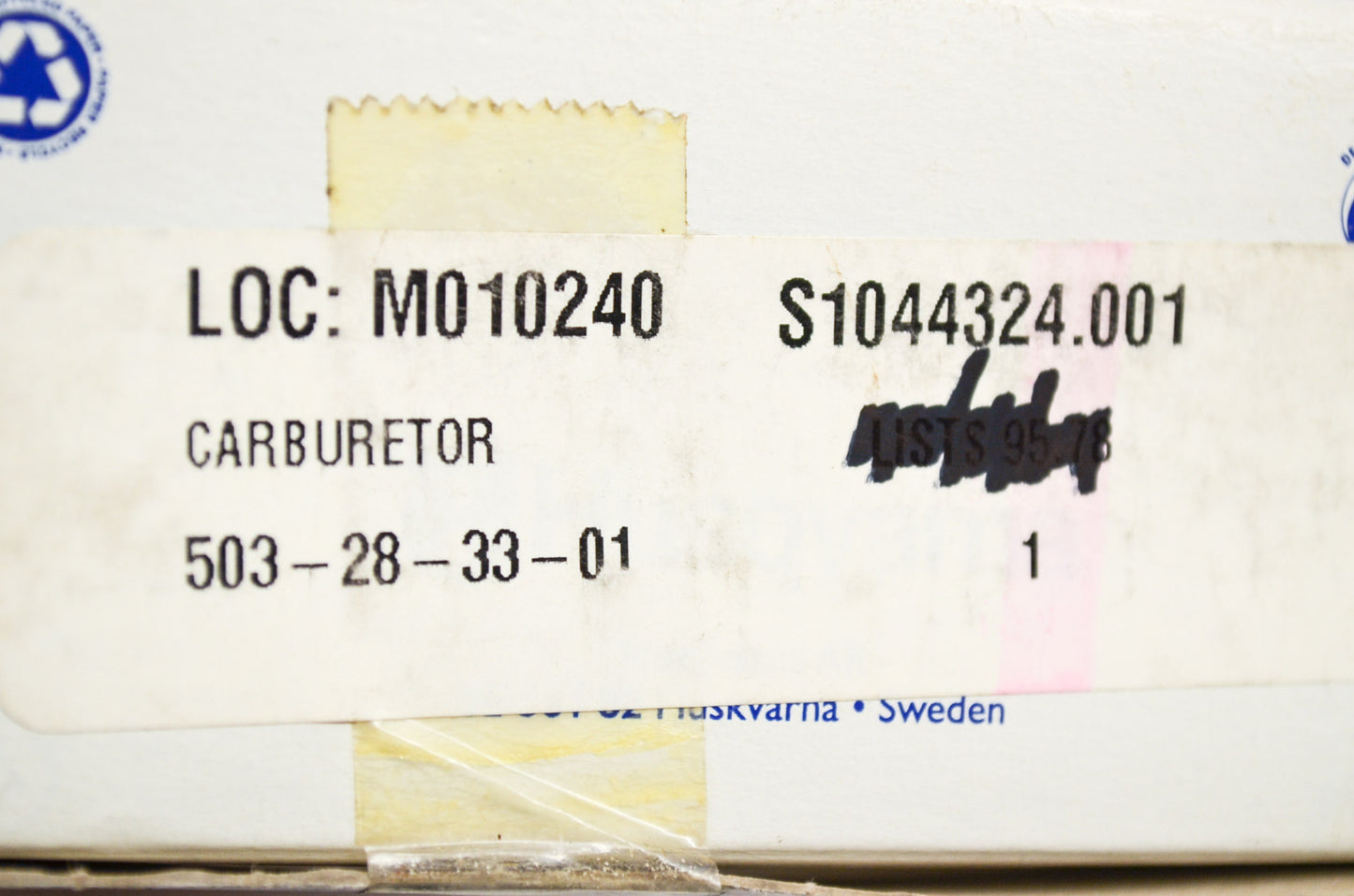 New OEM Husqvarna Carburetor 570 EPA 575 XP NOS
