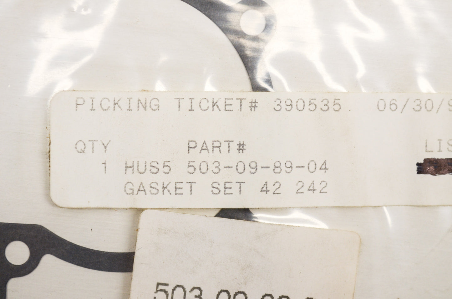 New OEM Husqvarna Gasket Set 42 242 NOS