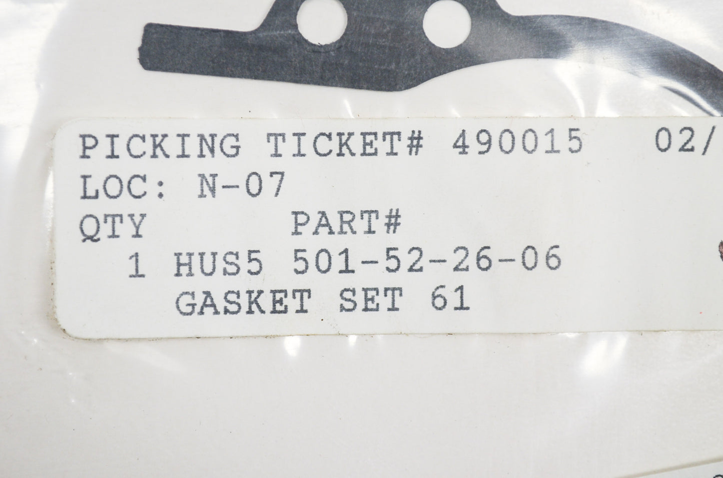 New OEM Husqvarna Gasket Set 61 NOS