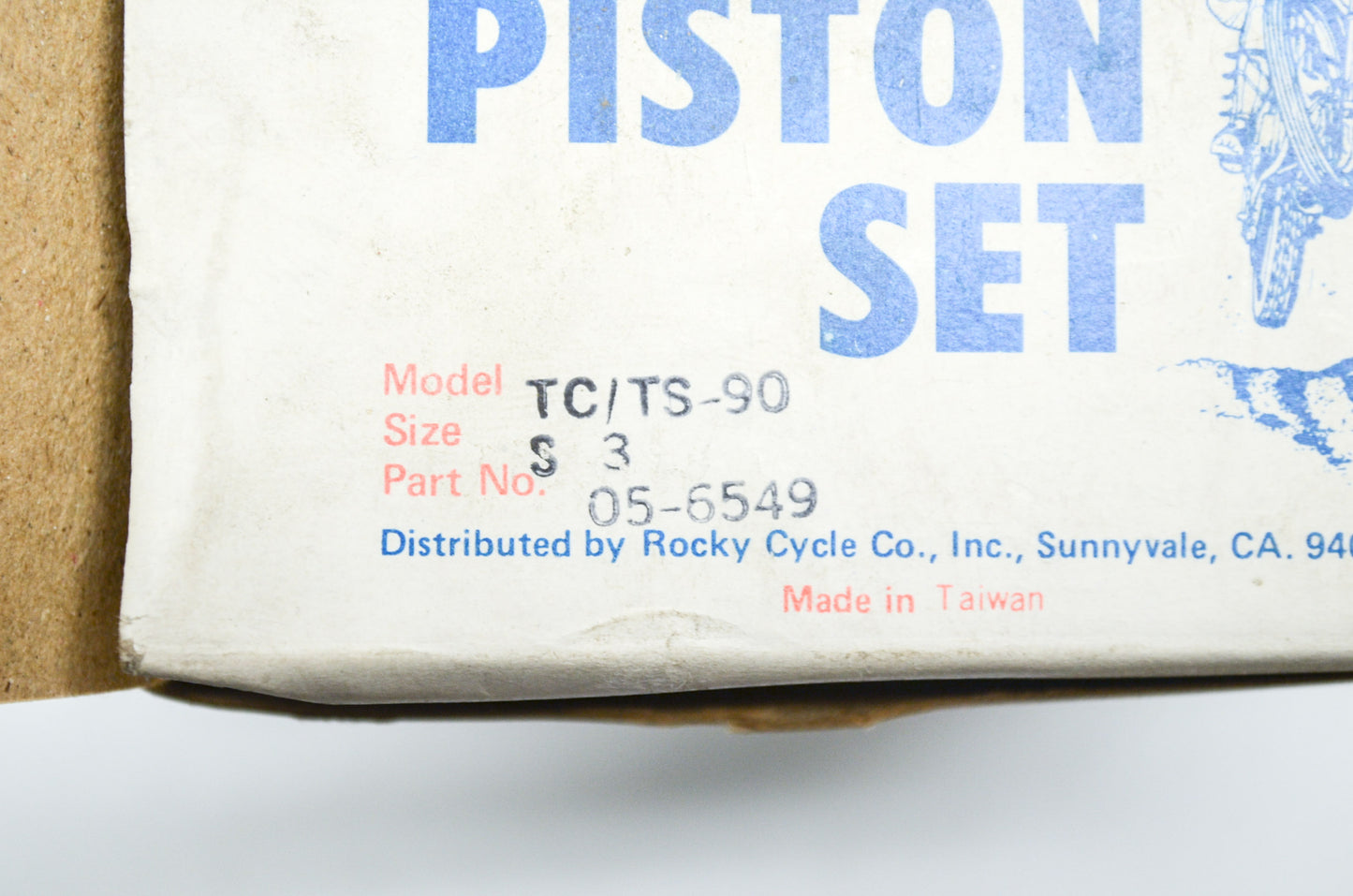 Rocky 1698135 Piston Set for Suzuki TC/TS-90 Size S-3 NOS