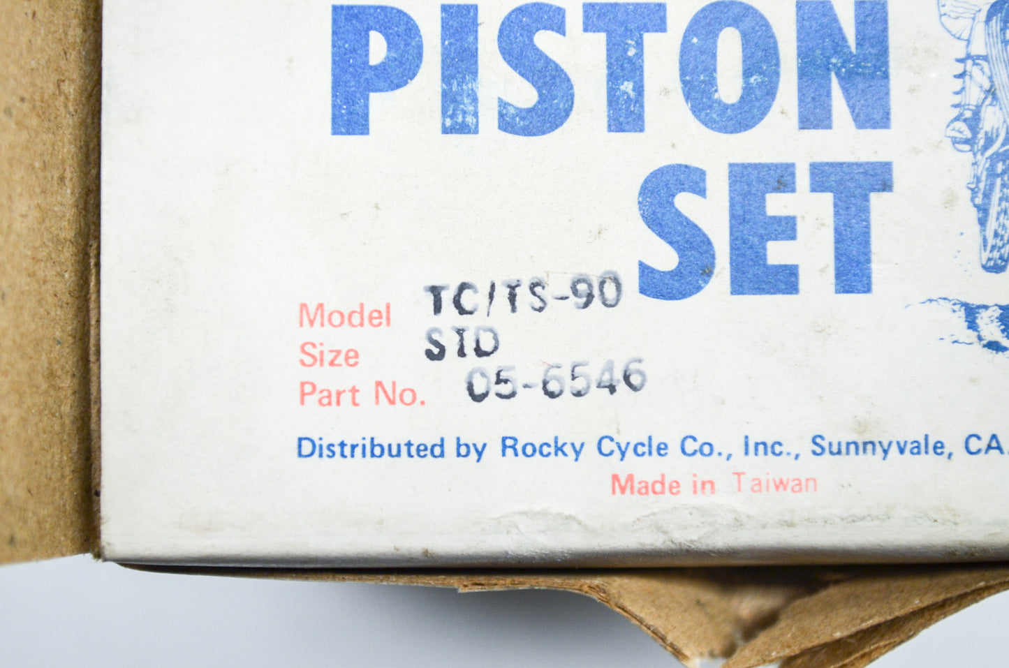 New Rocky Piston Set for Suzuki TC/TS-90 Size STD NOS
