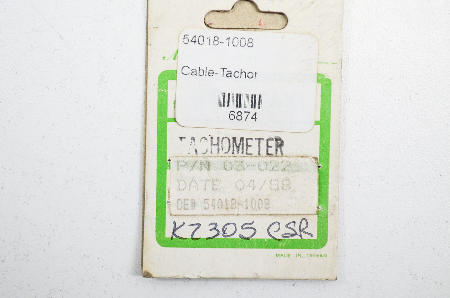 Motion Pro 03-022, 54018-1008 Tachometer Cable Kawasaki KZ550 KZ750 NOS