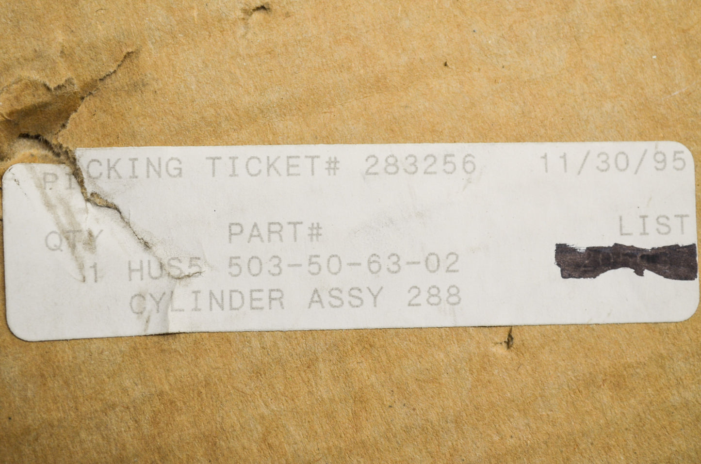 New OEM Husqvarna Cylinder Assembly 288 NOS