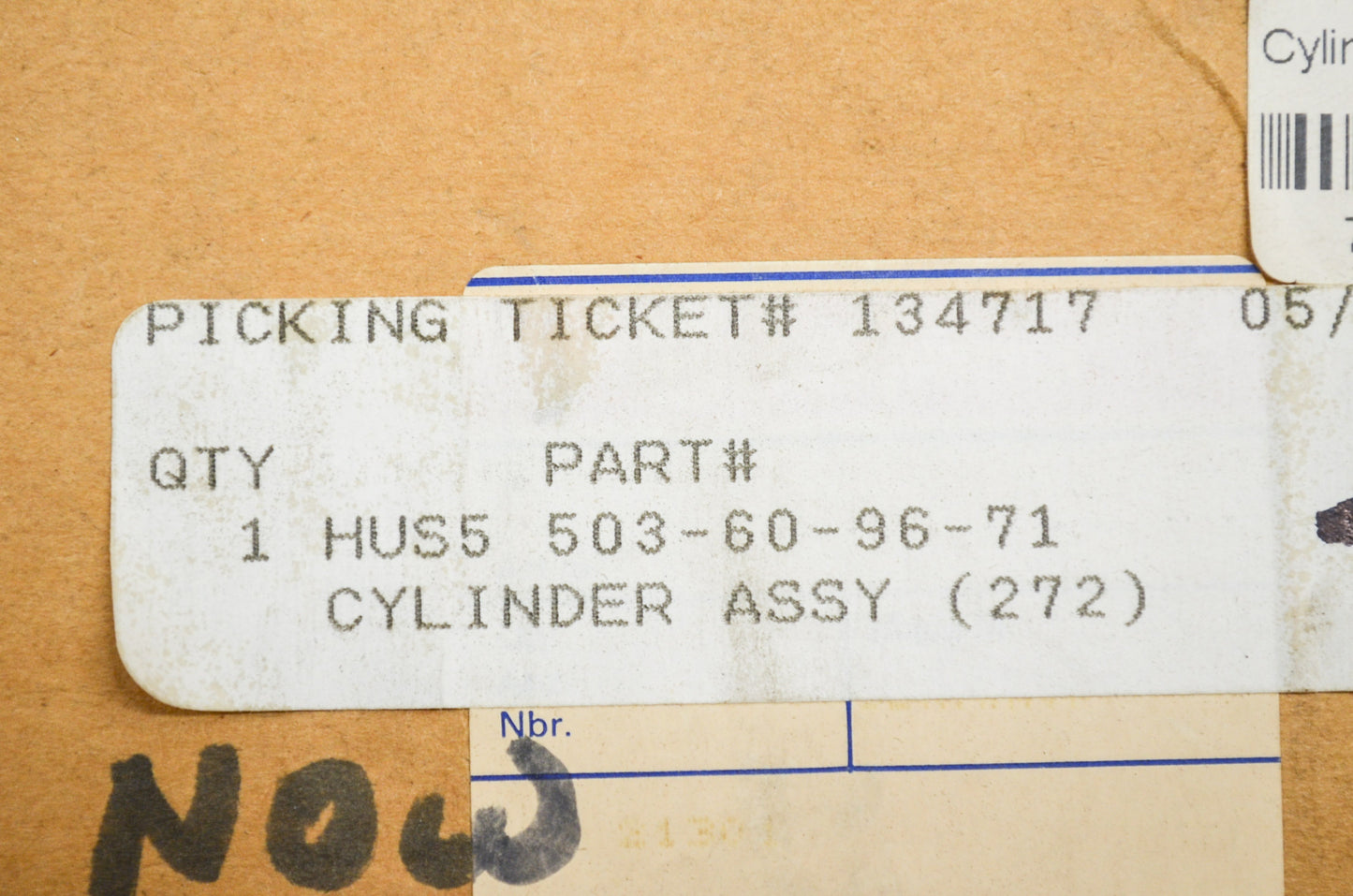 New OEM Husqvarna Cylinder Assembly 272 NOS