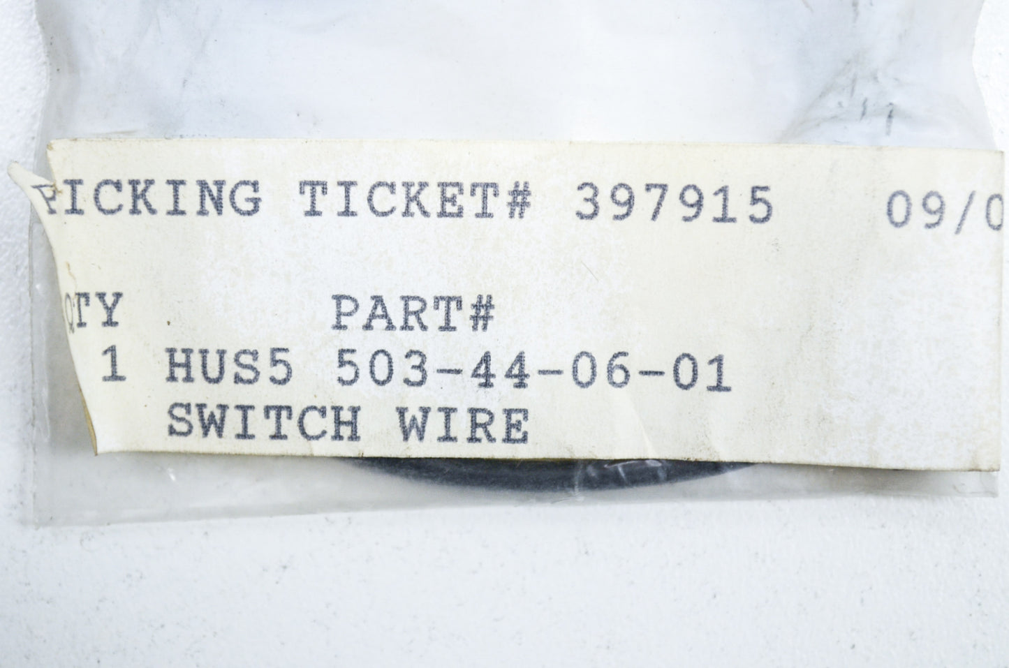 Switch Wire 40 45 49 NOS