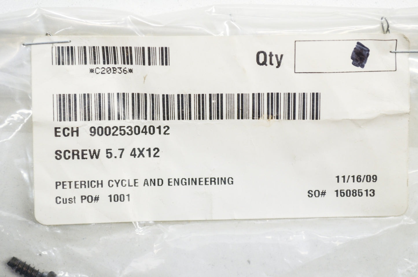 New OEM Echo Screw QTY 5 CS 305 330 340 345 360 GT 200 NOS