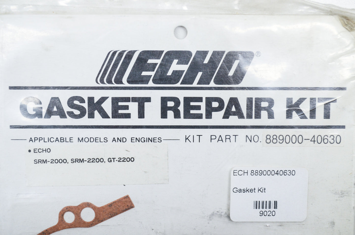 New OEM Echo Gasket Kit SRM-2000 SRM-2200 GT-2200 NOS
