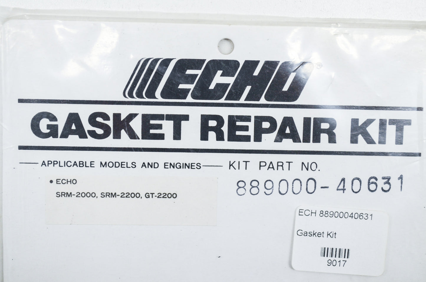 New OEM Echo Gasket Kit SRM-2000 SRM-2200 GT-2200 NOS