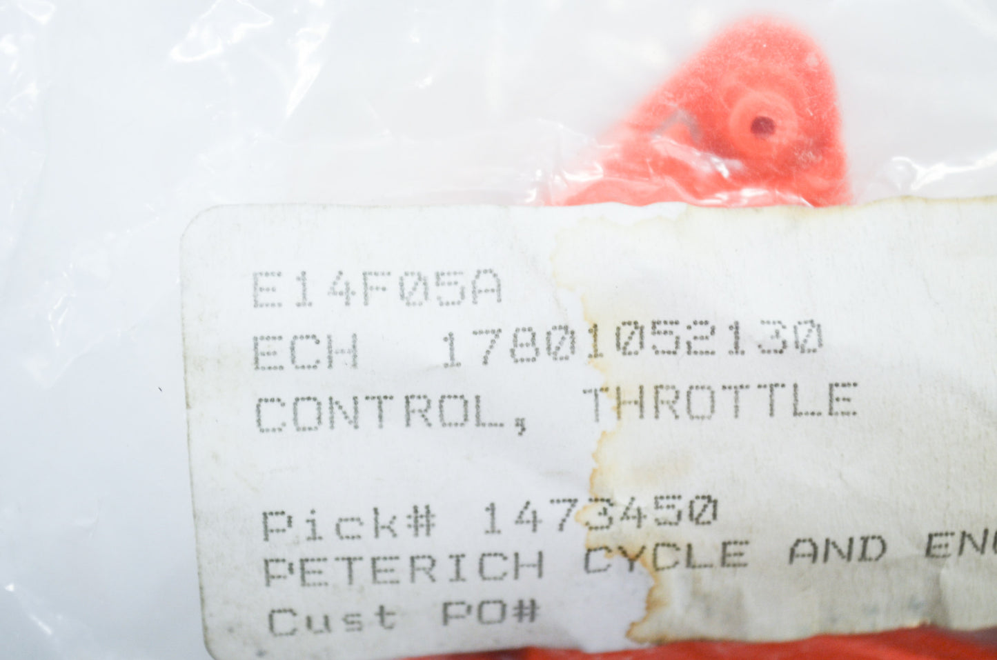 New OEM Echo Throttle Control HCA PAS PE NOS