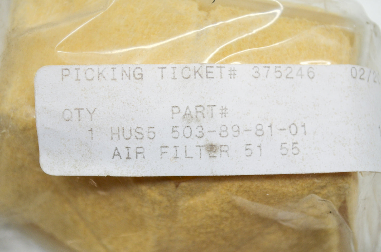 New OEM Husqvarna Air Filter 51 55 NOS