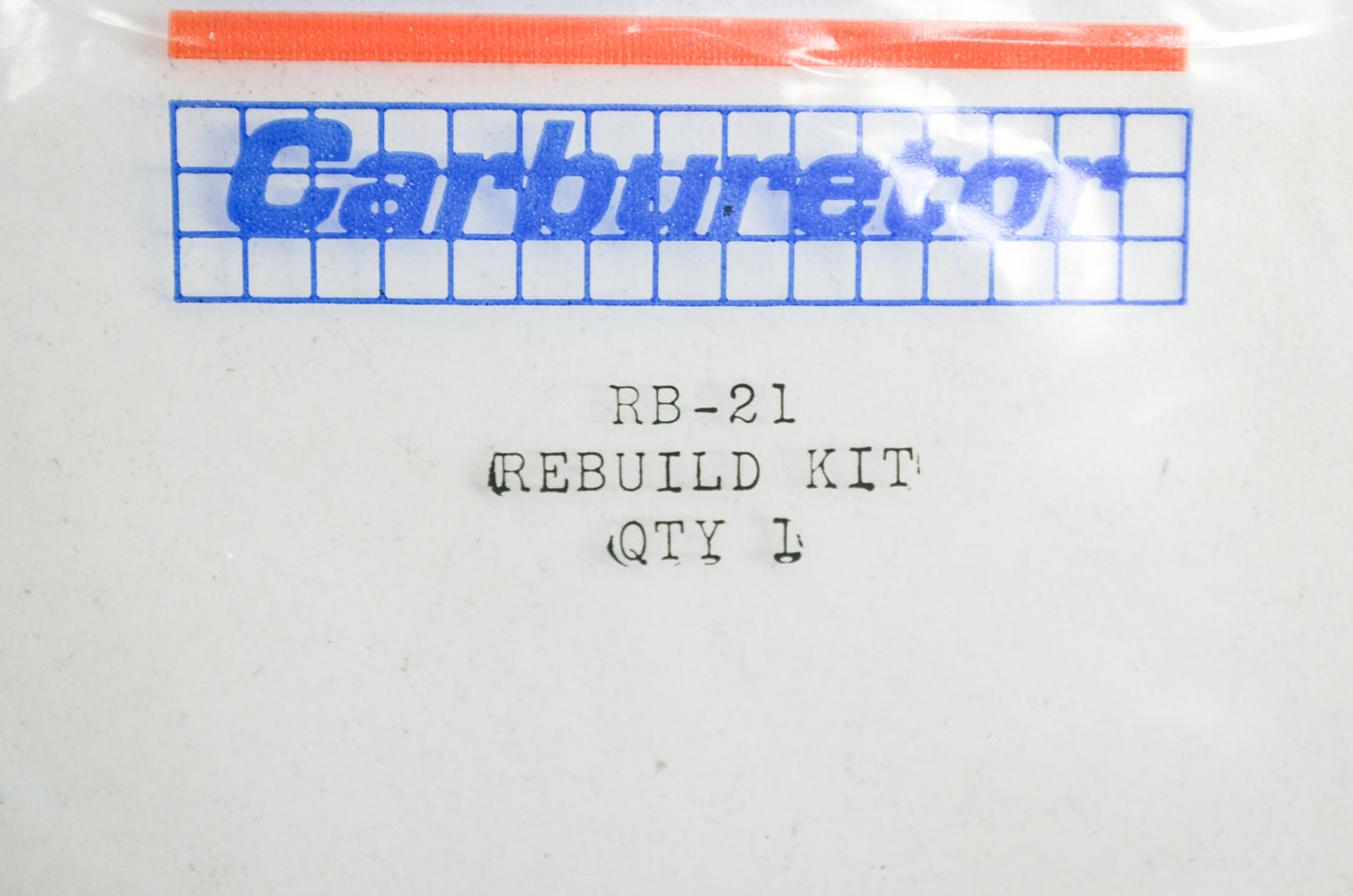 New Zama RB-21 Rebuild Kit NOS