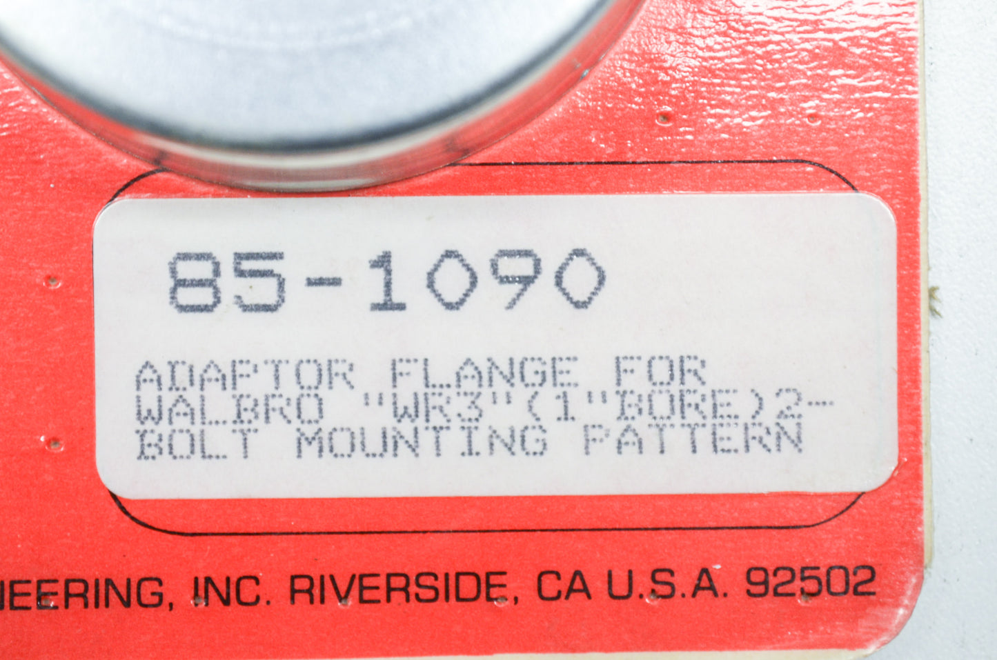 Adaptor Flange 1' Bore 2-Bolt Mounting Pattern NOS