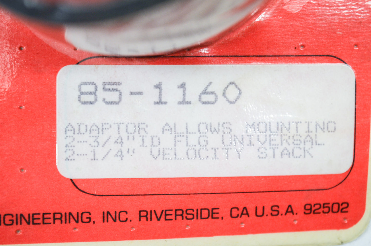 New K&N Adaptor 2-3/4' to 2-1/4' NOS