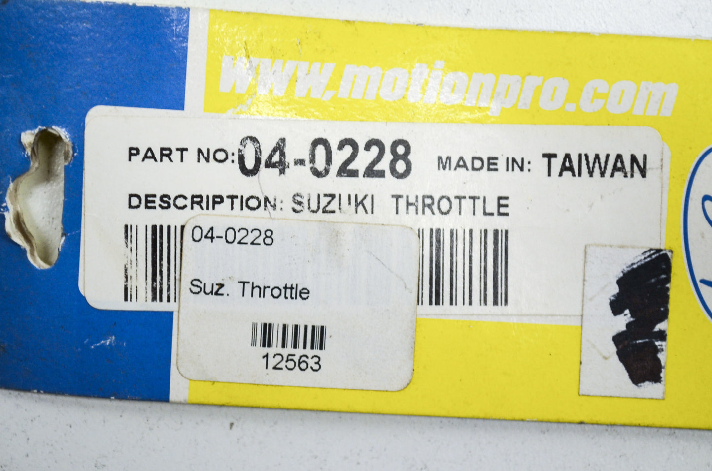 New Motion Pro Throttle Cable Suzuki NOS