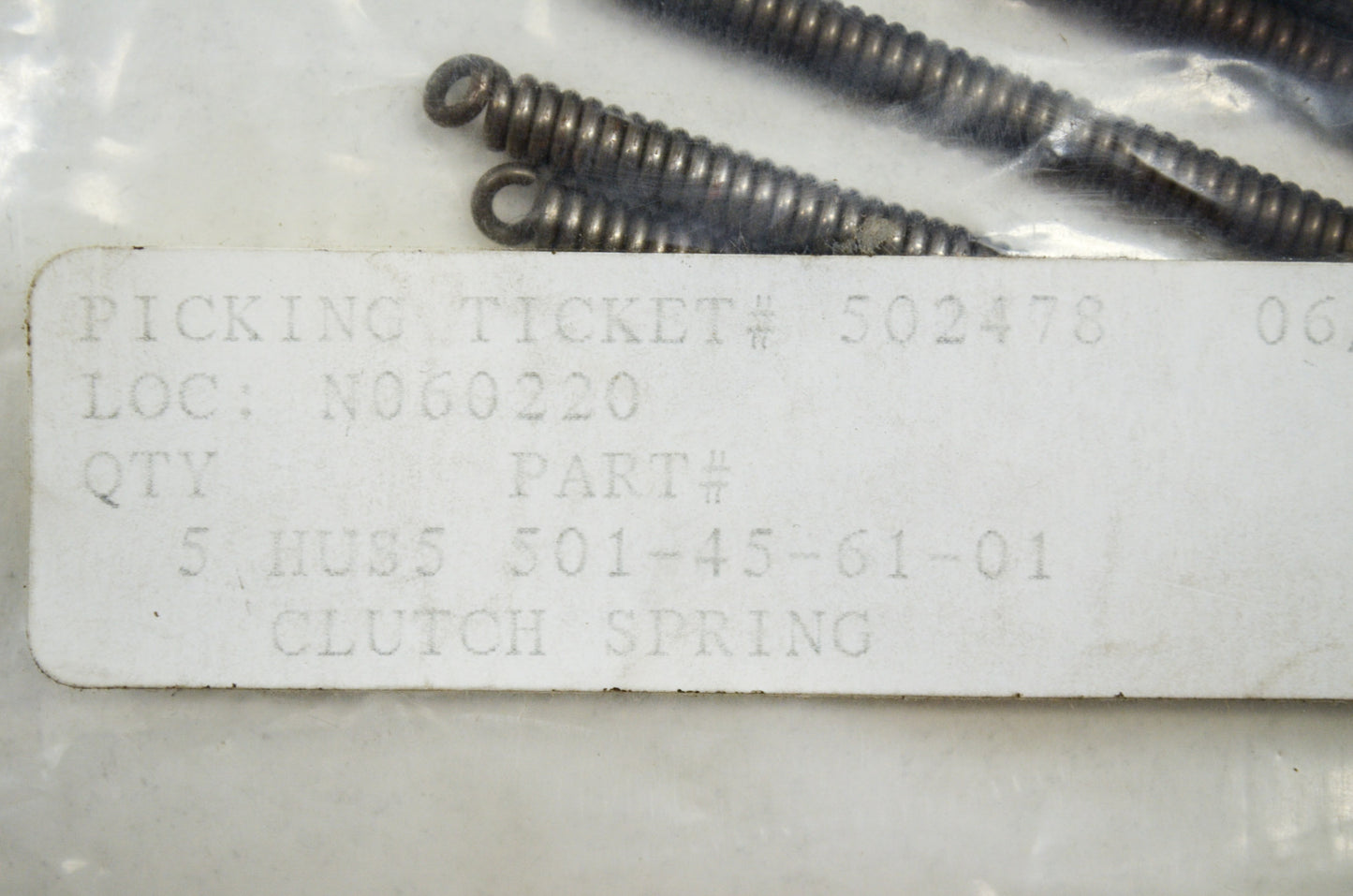 New OEM Husqvarna Clutch Spring 244 254 257 261 44 444 50 51 55 NOS