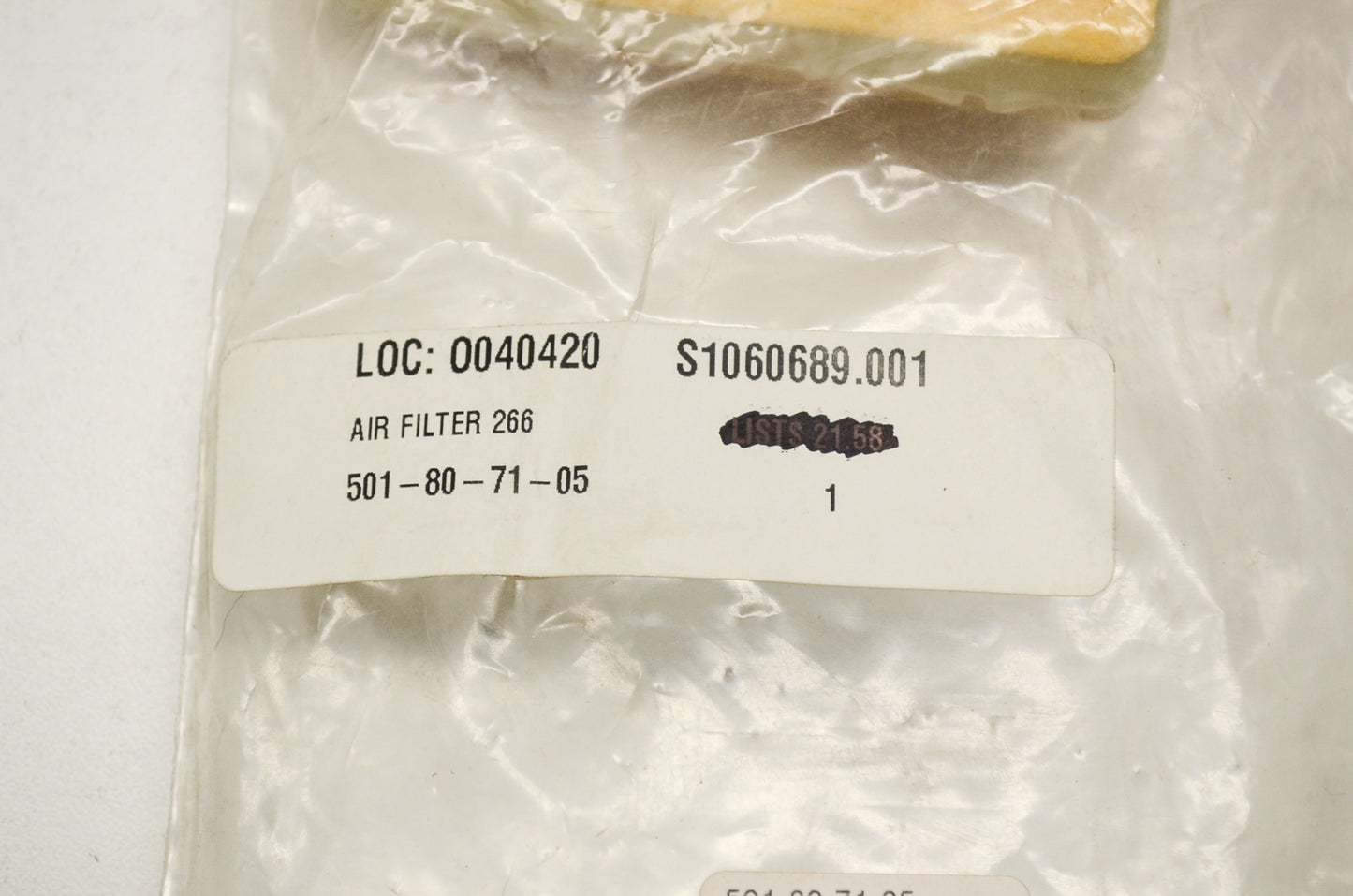 New OEM Husqvarna Air Filter 266 NOS