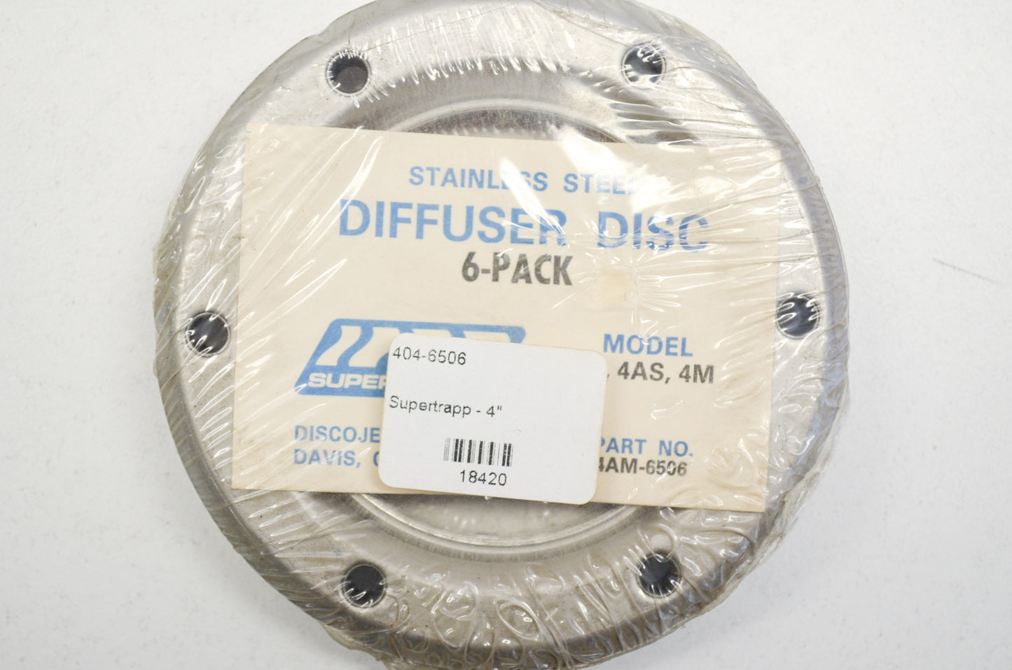 New SuperTrapp Exhaust Tuning Disk QTY 6 4' NOS