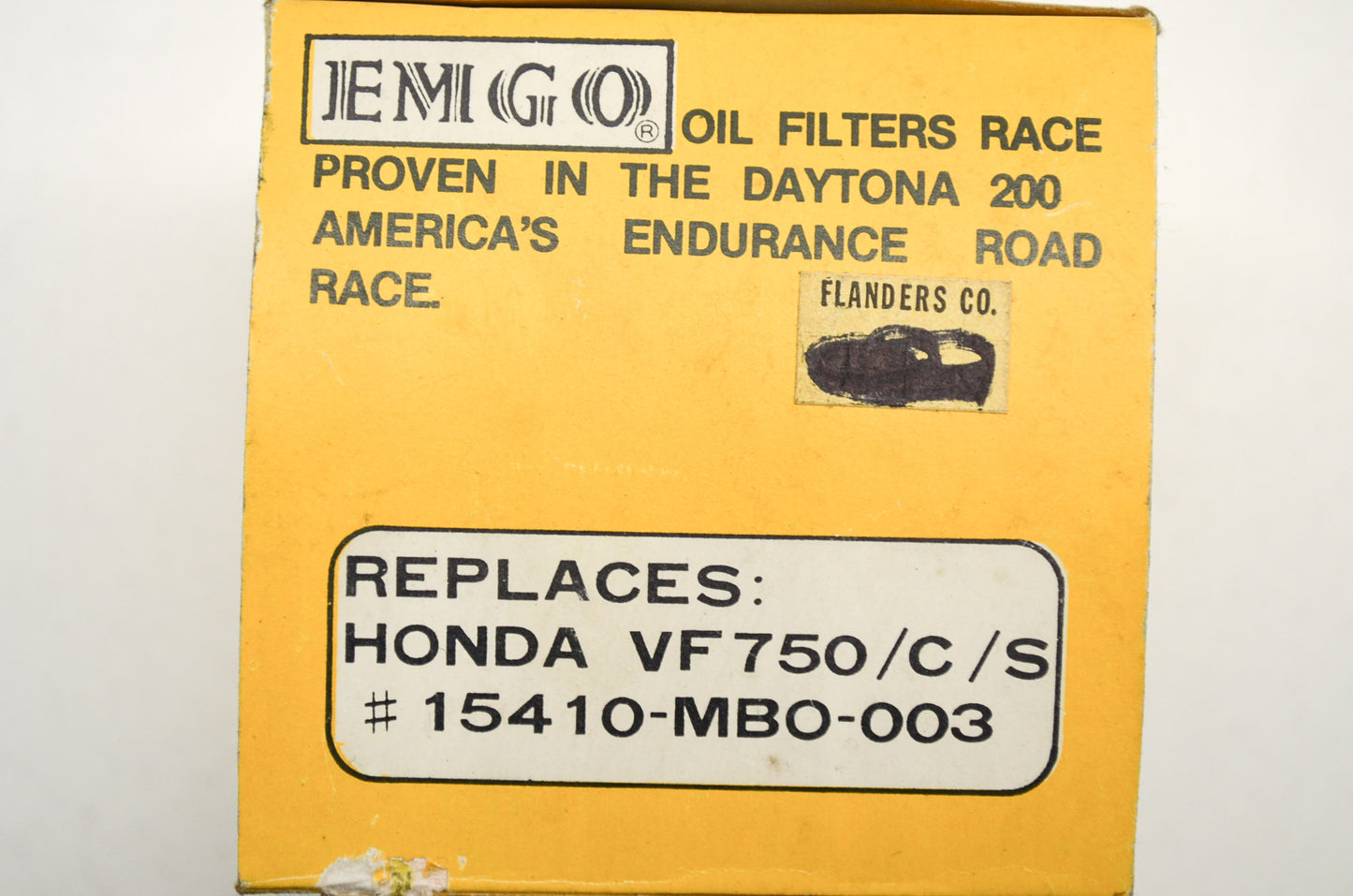 New EMGO Oil Filter Chrome for Honda NOS
