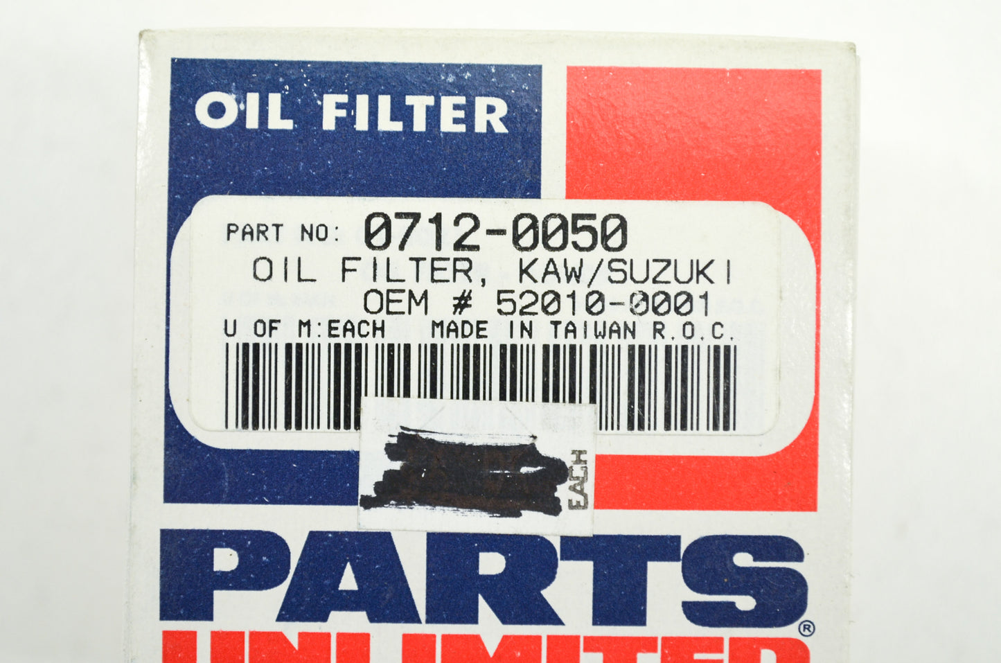 Parts Unlimited 0712-0050, 52010-0001 Oil Filter for Kawasaki / Suzuki NOS