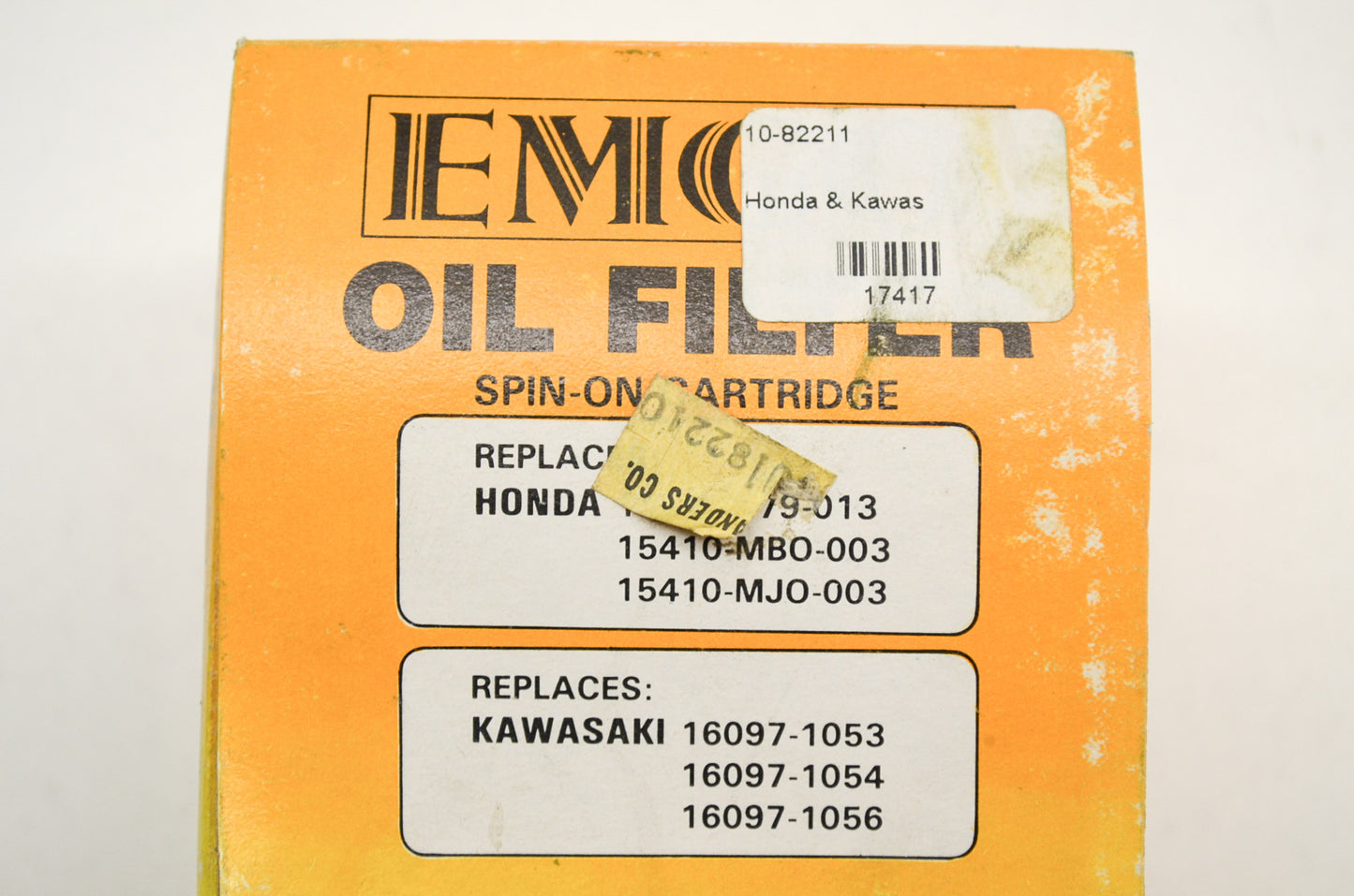 New EMGO Oil Filter Honda / Kawasaki NOS