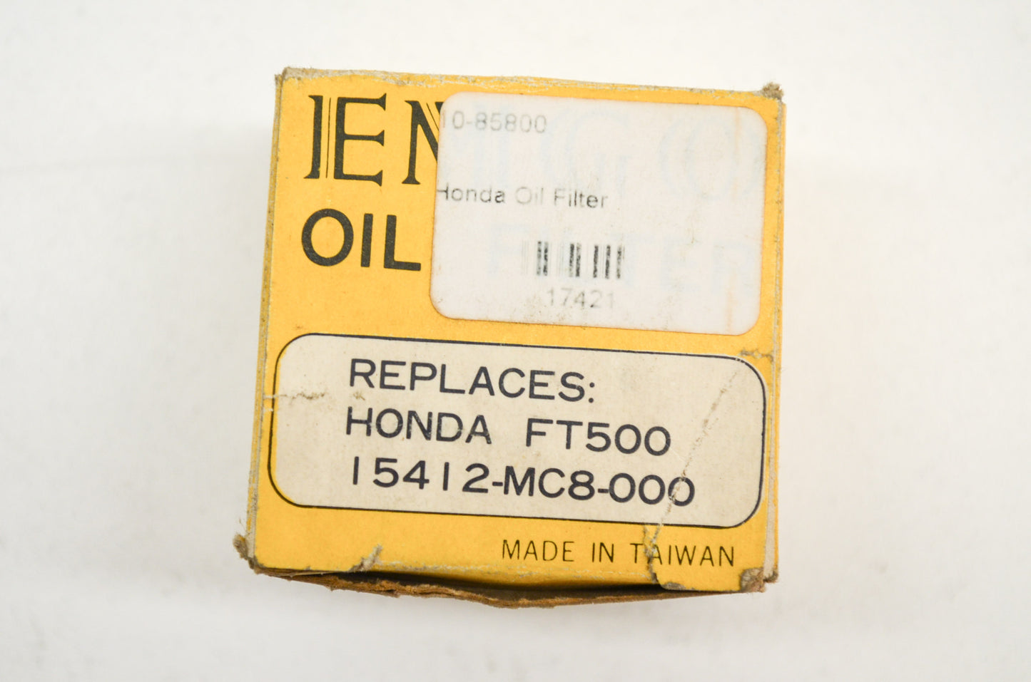 EMGO 10-85800, 15412-MC8-000 Honda Oil Filter NOS