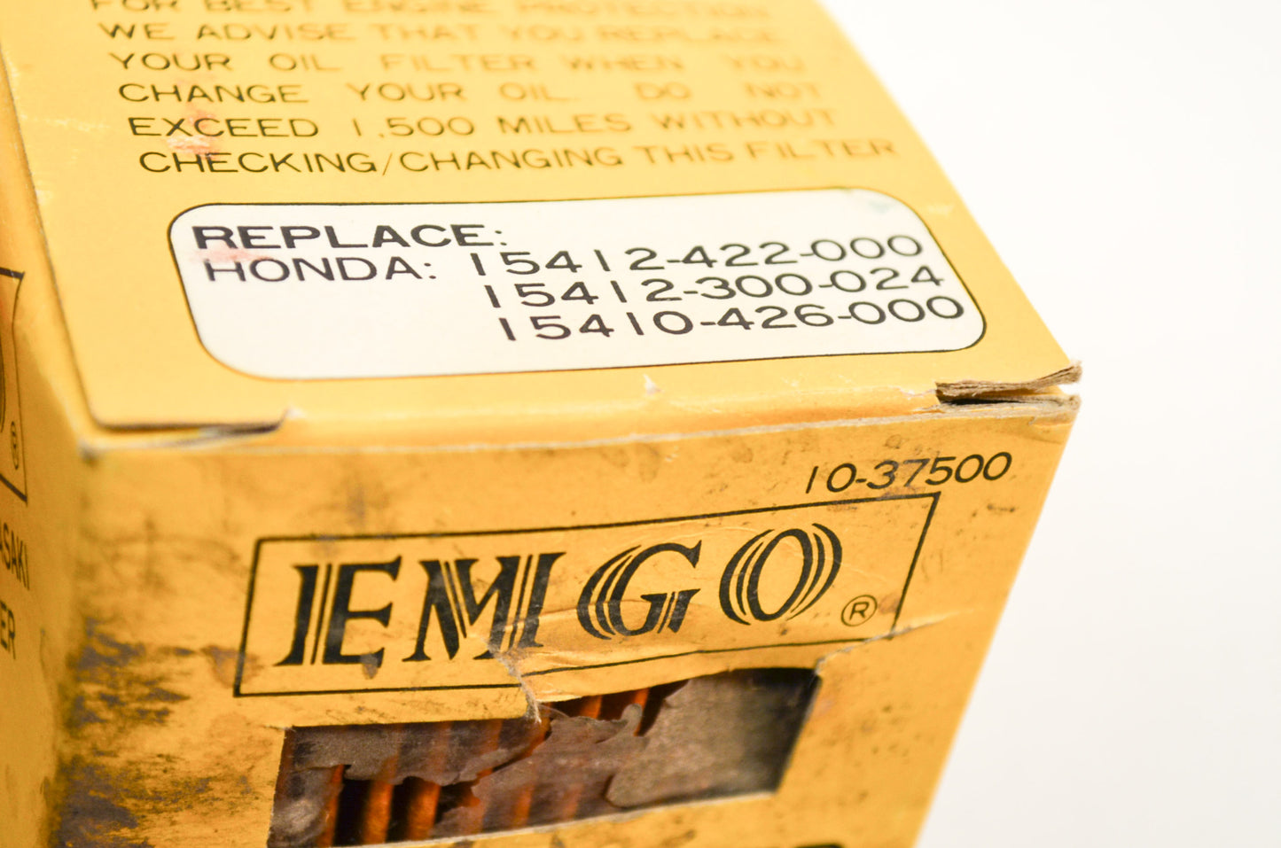 New EMGO Oil Filter Honda NOS