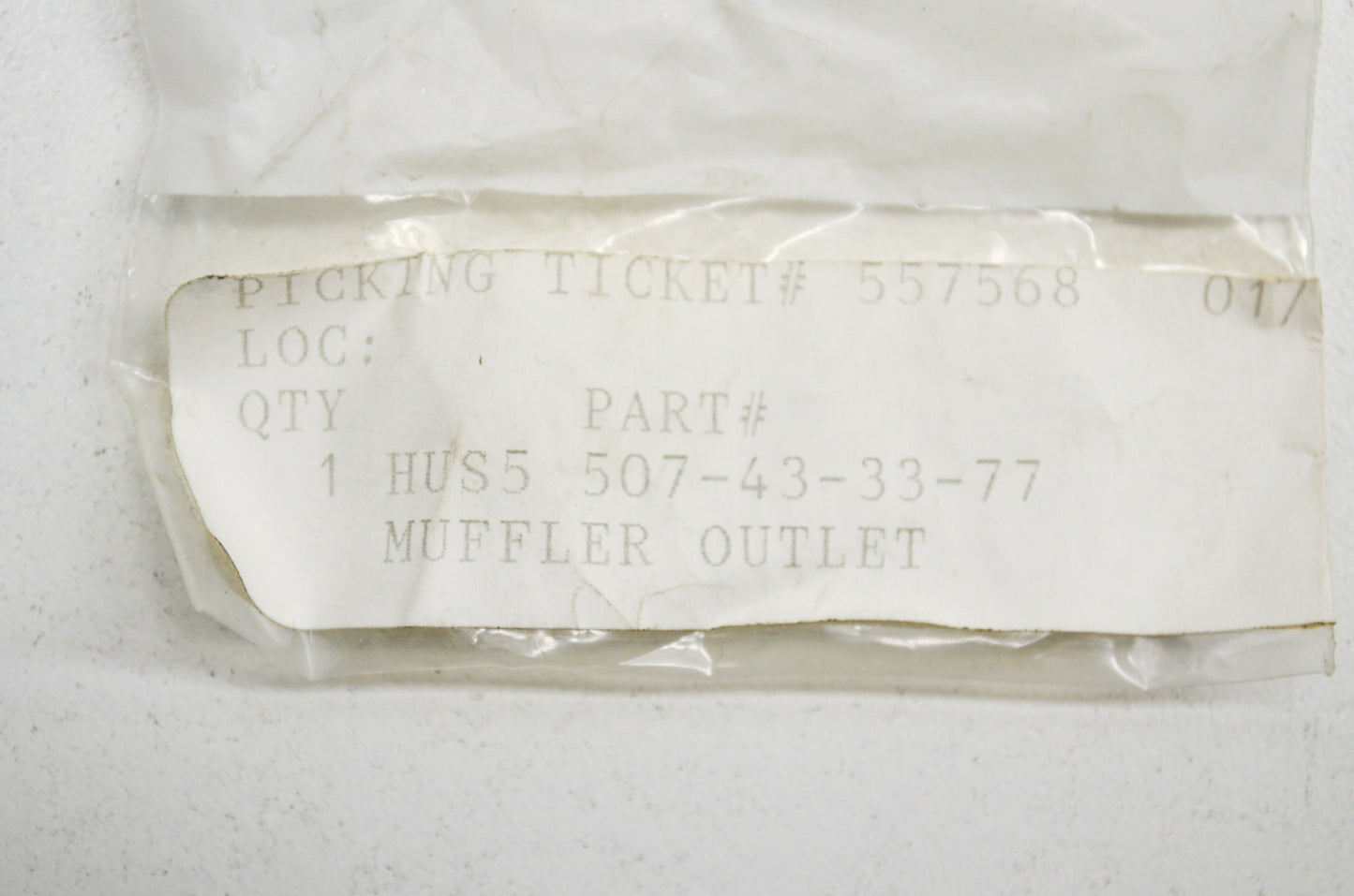 Muffler Outlet 33 NOS