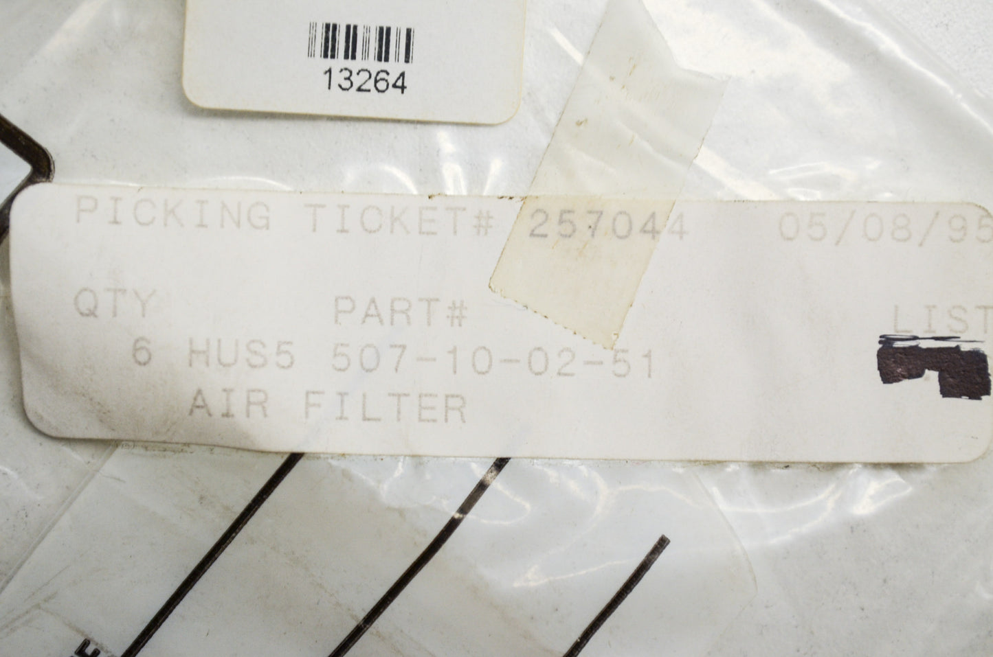 New OEM Husqvarna Air Filter NOS