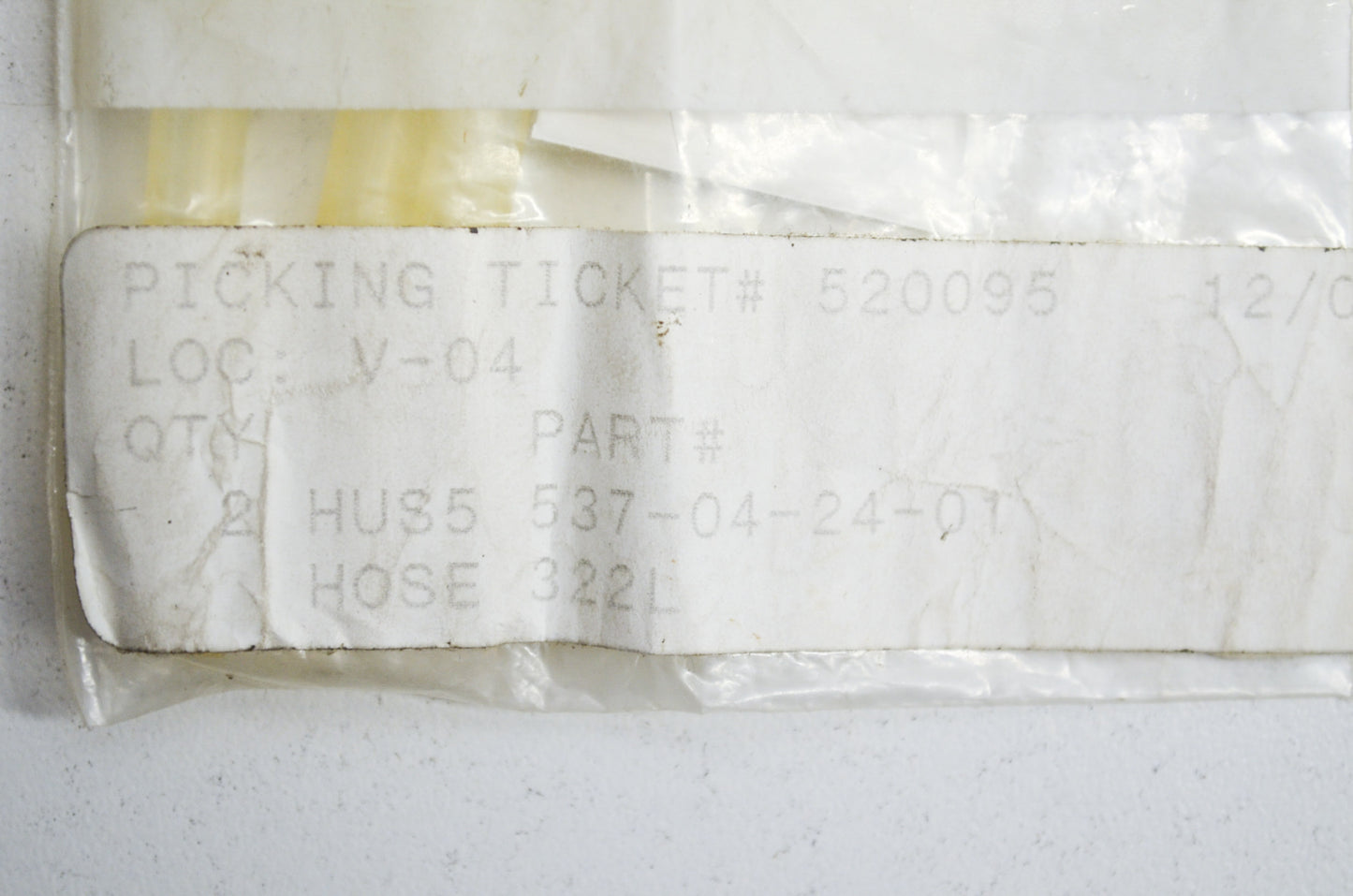 New OEM Husqvarna Fuel Hose 322L 322 323 325 326 327 NOS