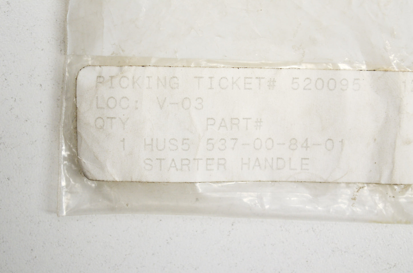 New OEM Husqvarna Starter Handle 225 322 323 325 326 327 NOS