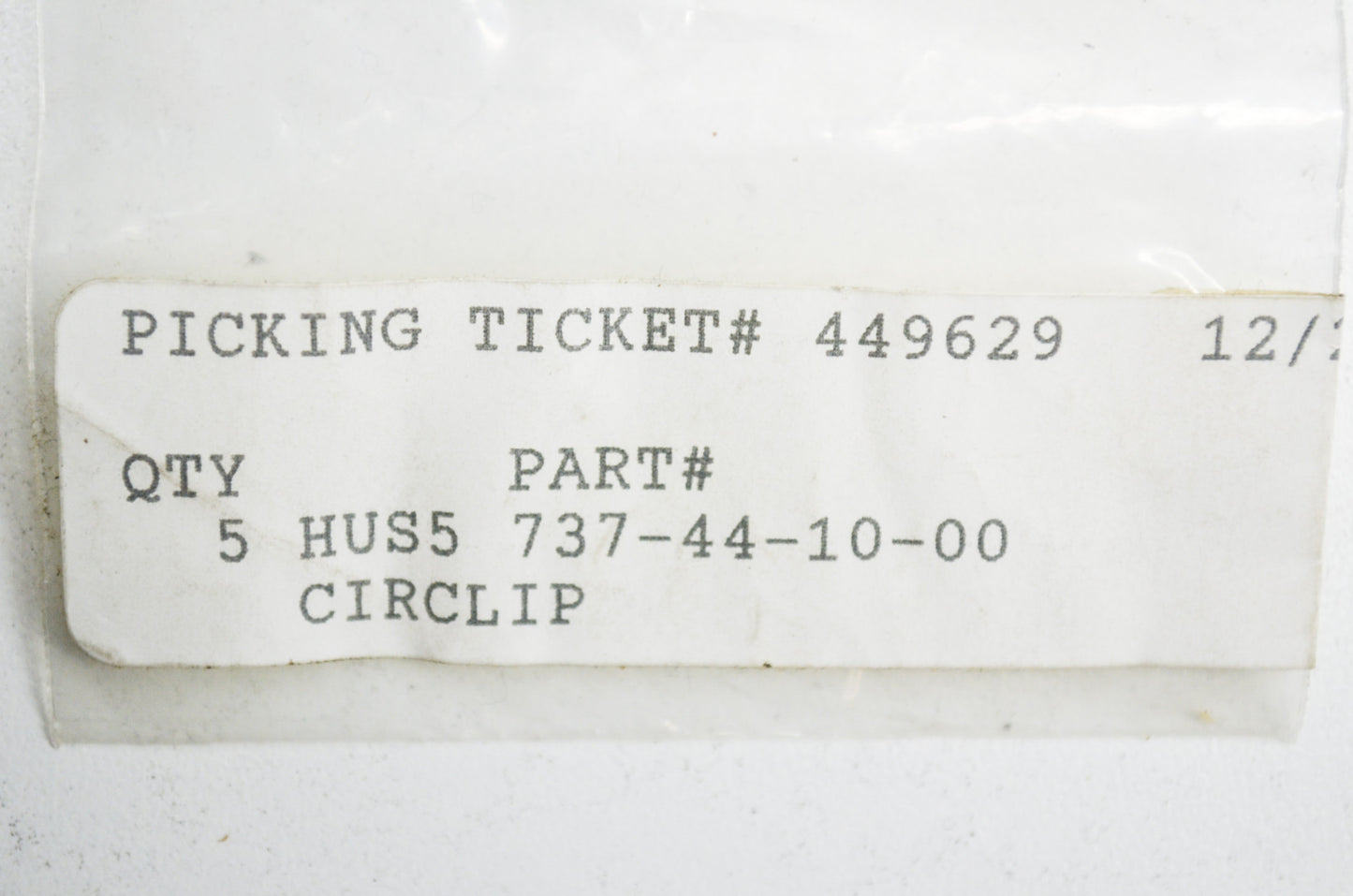 New OEM Husqvarna Circlip QTY 8 232 235 240 335 338 XPT 346 XP 55 NOS