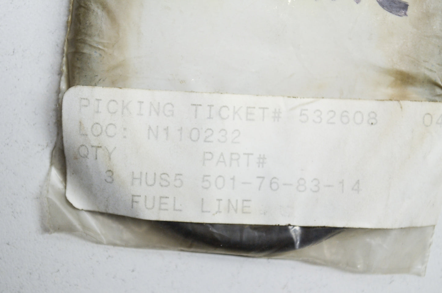 New OEM Husqvarna Fuel Line NOS