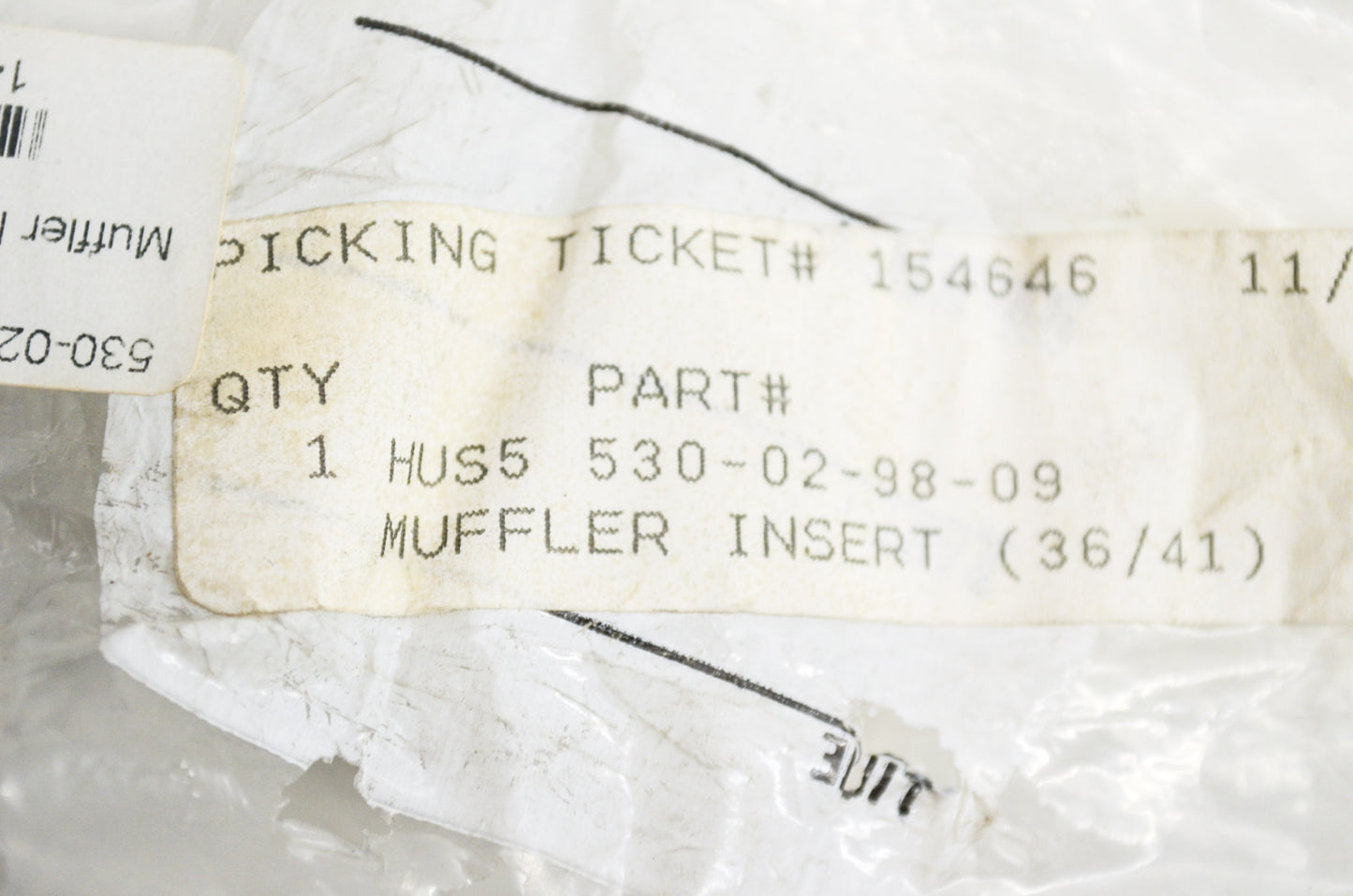 Muffler Insert 36 41 NOS