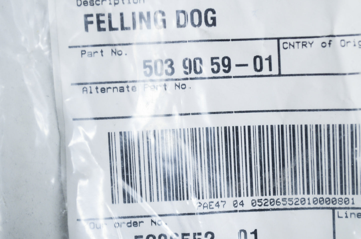 Felling Dog NOS