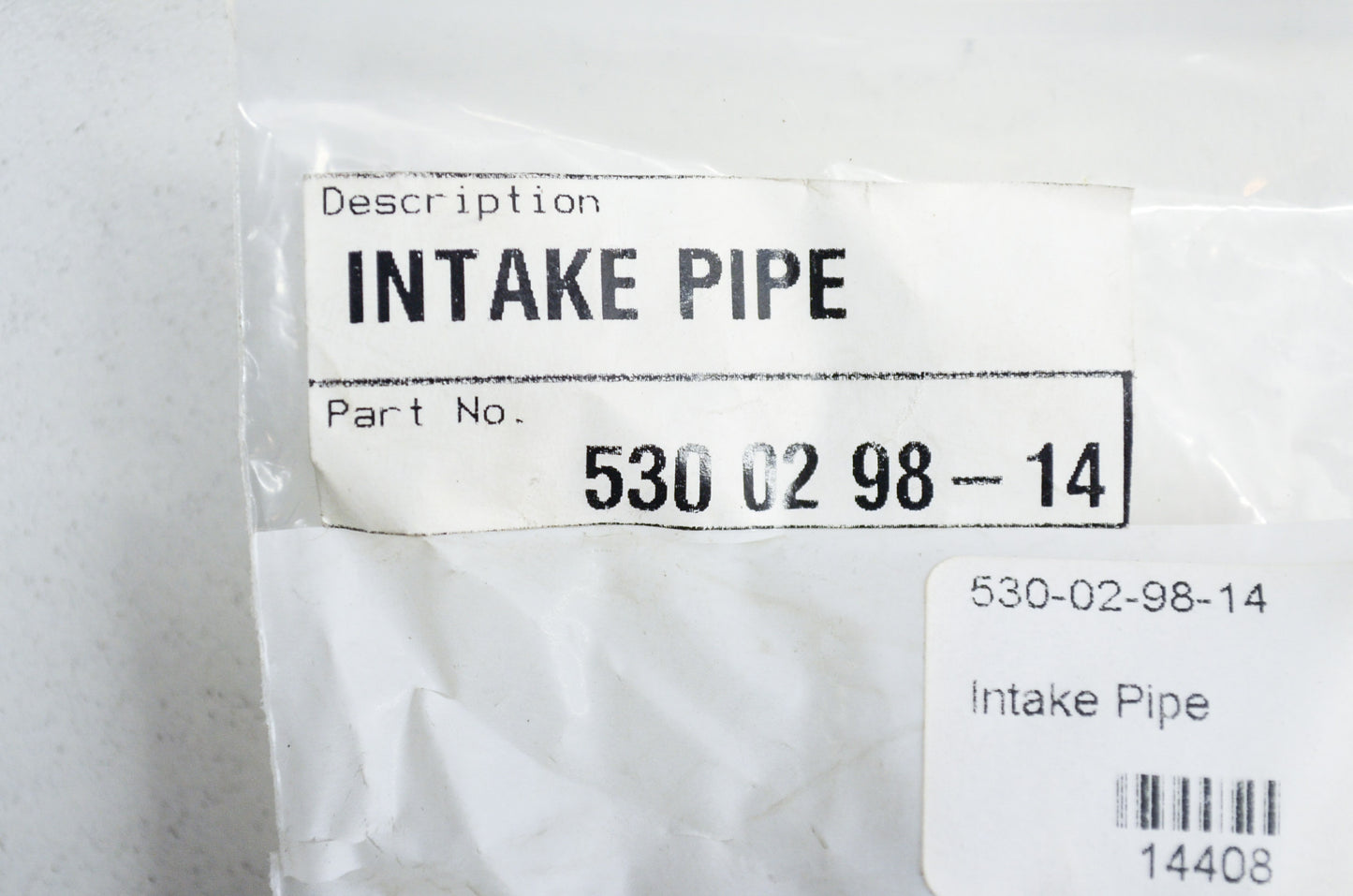 Intake Pipe NOS