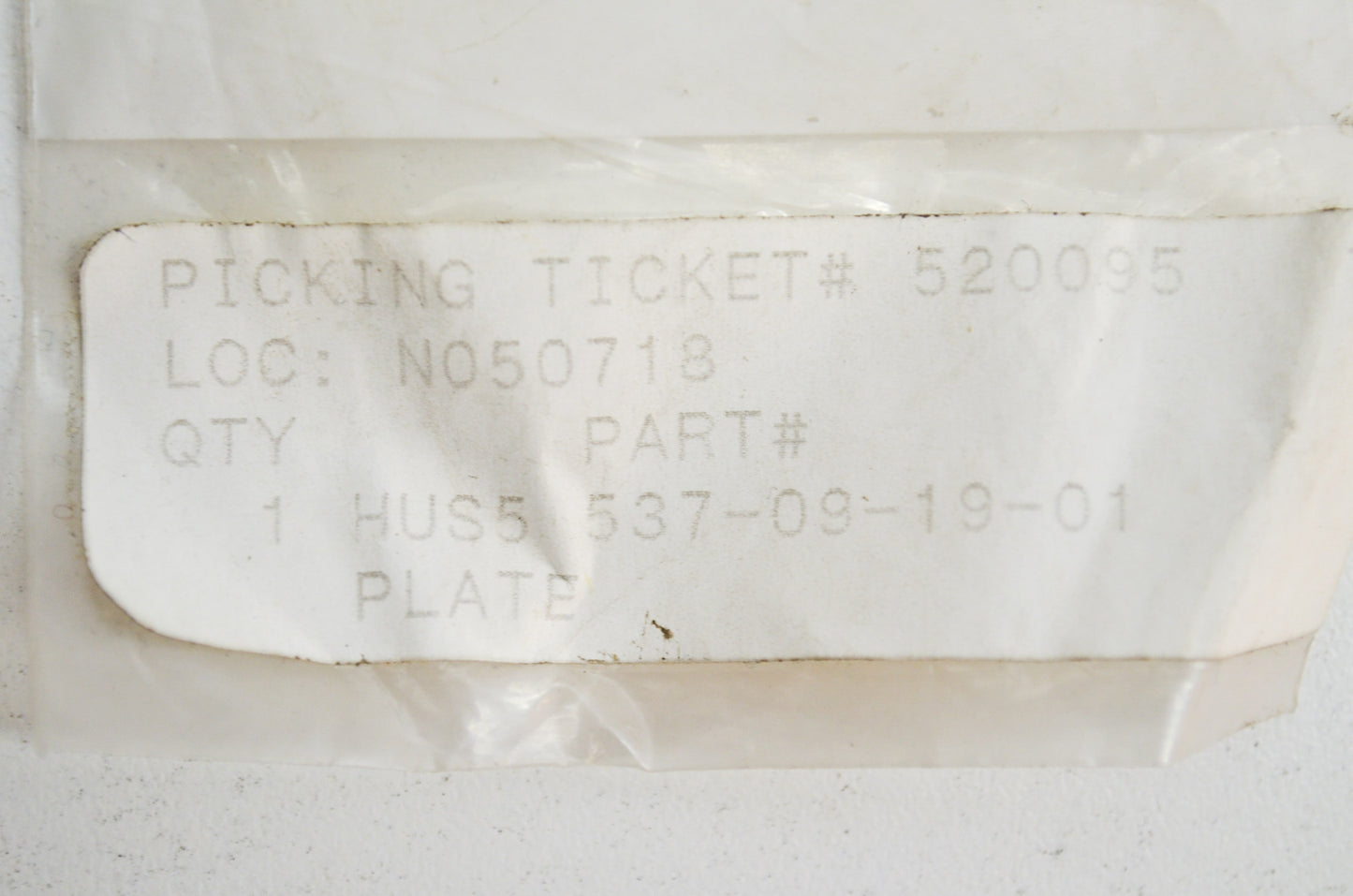 New OEM Husqvarna Plate 323 325 326 NOS