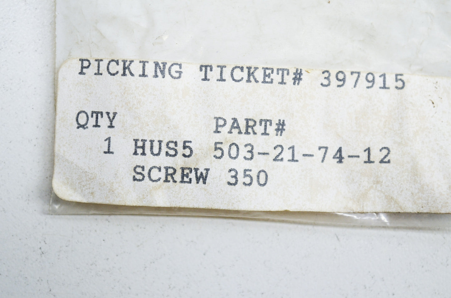 Screw 340 345 346 350 351 3553 357 359 455 460 461 Qty 3 NOS