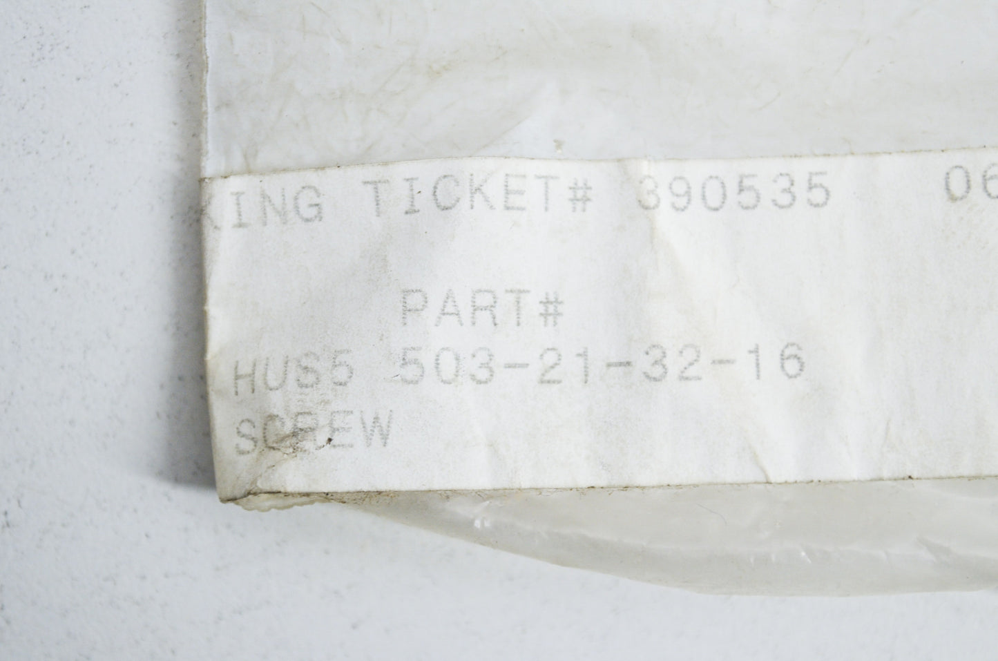Screw 262 40 45 49 51 Qty 6 NOS