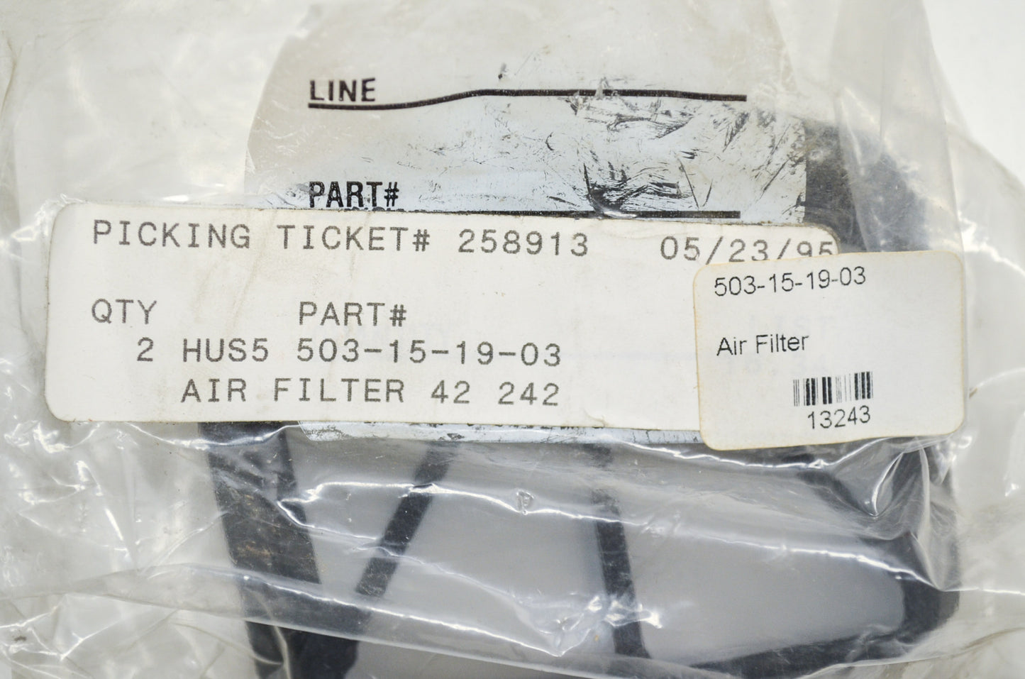 New OEM Husqvarna Air Filter 42 242 238 246 NOS