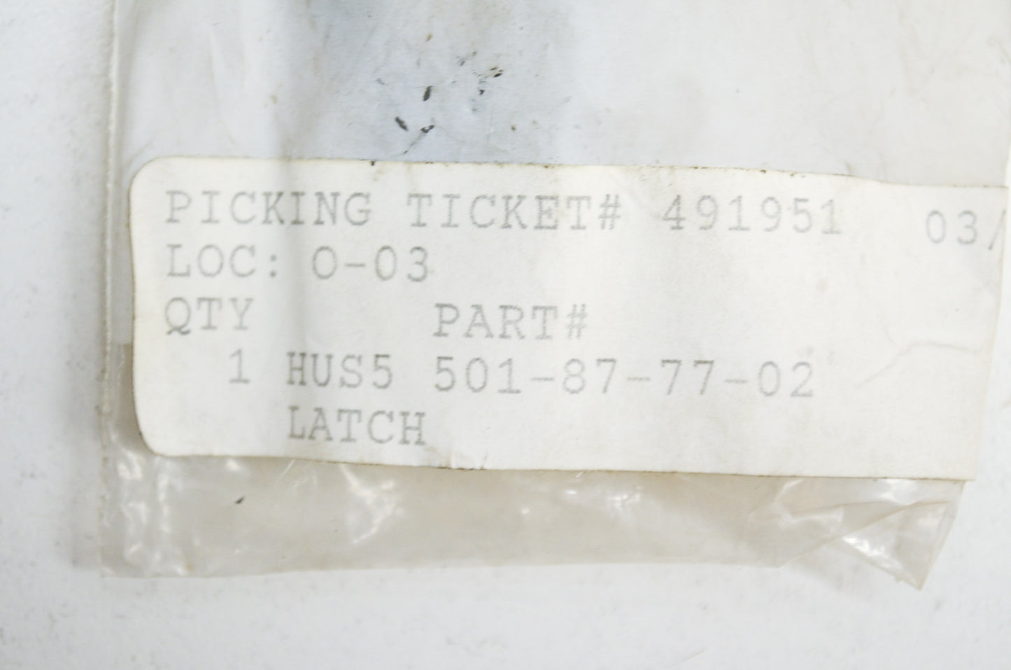 New OEM Husqvarna Latch 254 257 51 55 Rancher EPA NOS