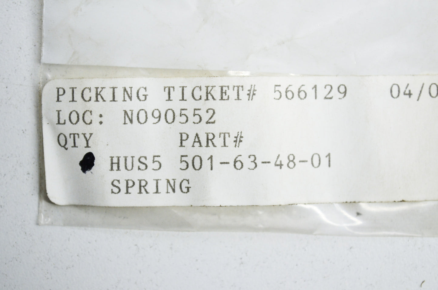 New OEM Husqvarna Spring QTY 5 133 154 238 242 254 262 3120 271 K 750 NOS