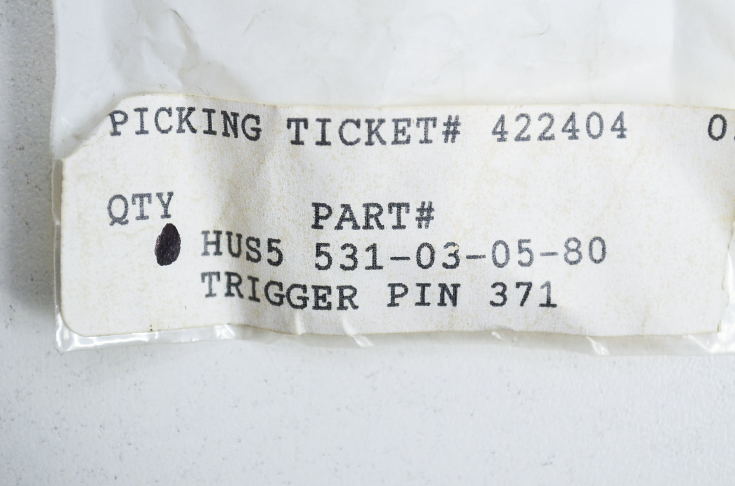 Trigger Pin 371 Qty 2 NOS