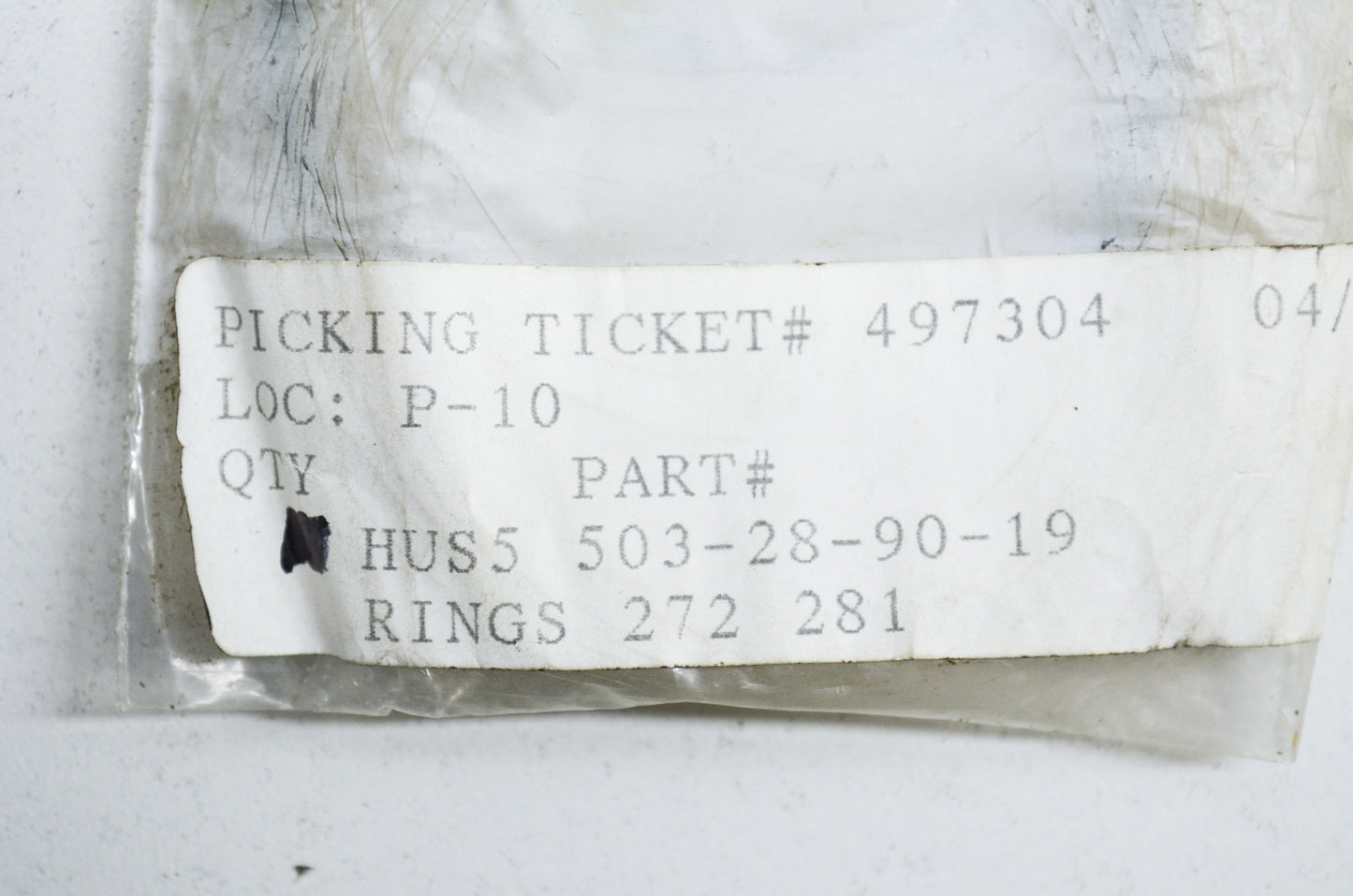 New OEM Husqvarna Piston Ring 272 281 288 NOS