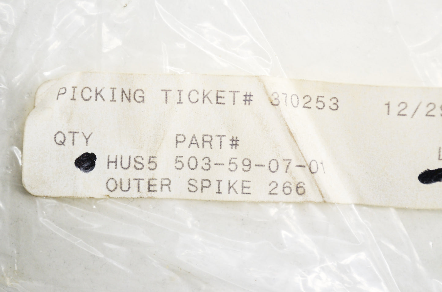 outer Spike 266 268 272 61 66 NOS