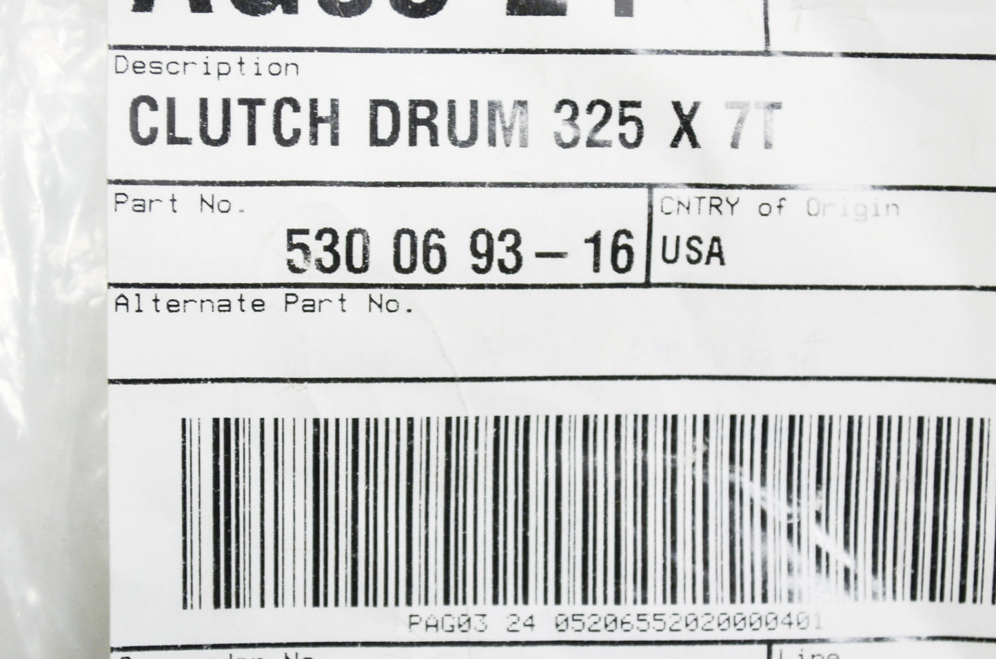 Clutch Drum NOS