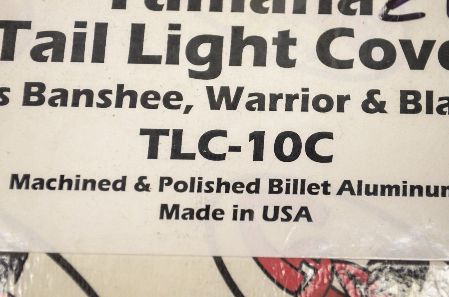 New Yamaha Tail Light Cover Banshee Warrior Blaster NOS