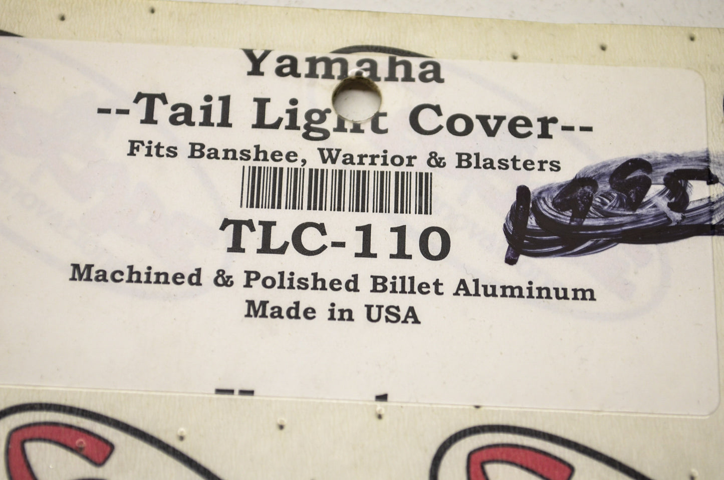 New Yamaha Tail Light Cover Banshee Warrior Blaster NOS