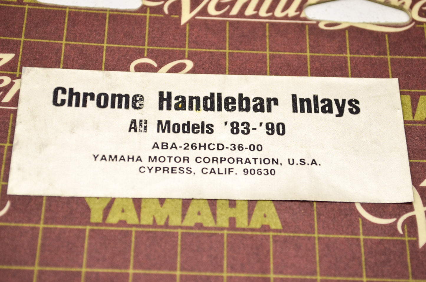 OEM Yamaha ABA-26HCD-36-00 Chrome Handlebar Levers NOS